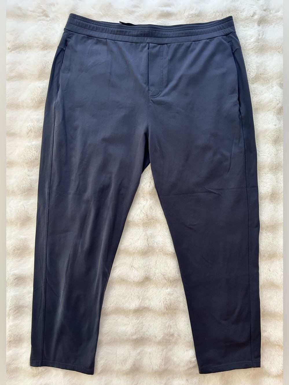 Men's Dark Gray Performance Joggers with Elastic Waist